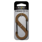Nite Ize - S-Biner 4 Plastic Black Gate - Coyote